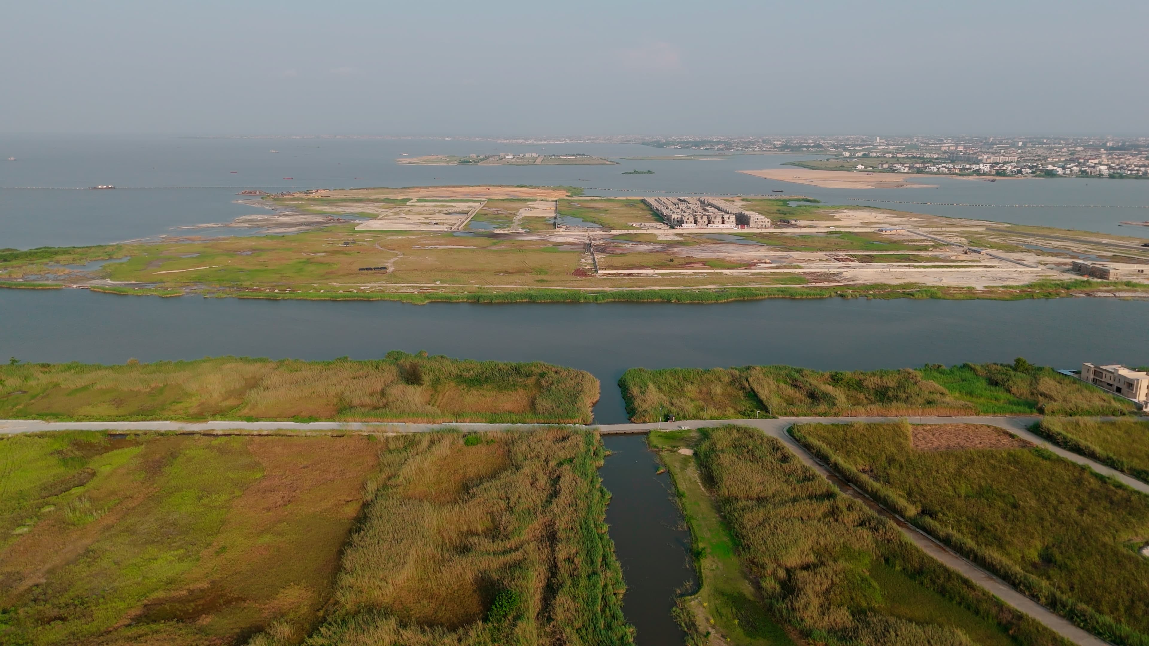 Orange Island aerial view