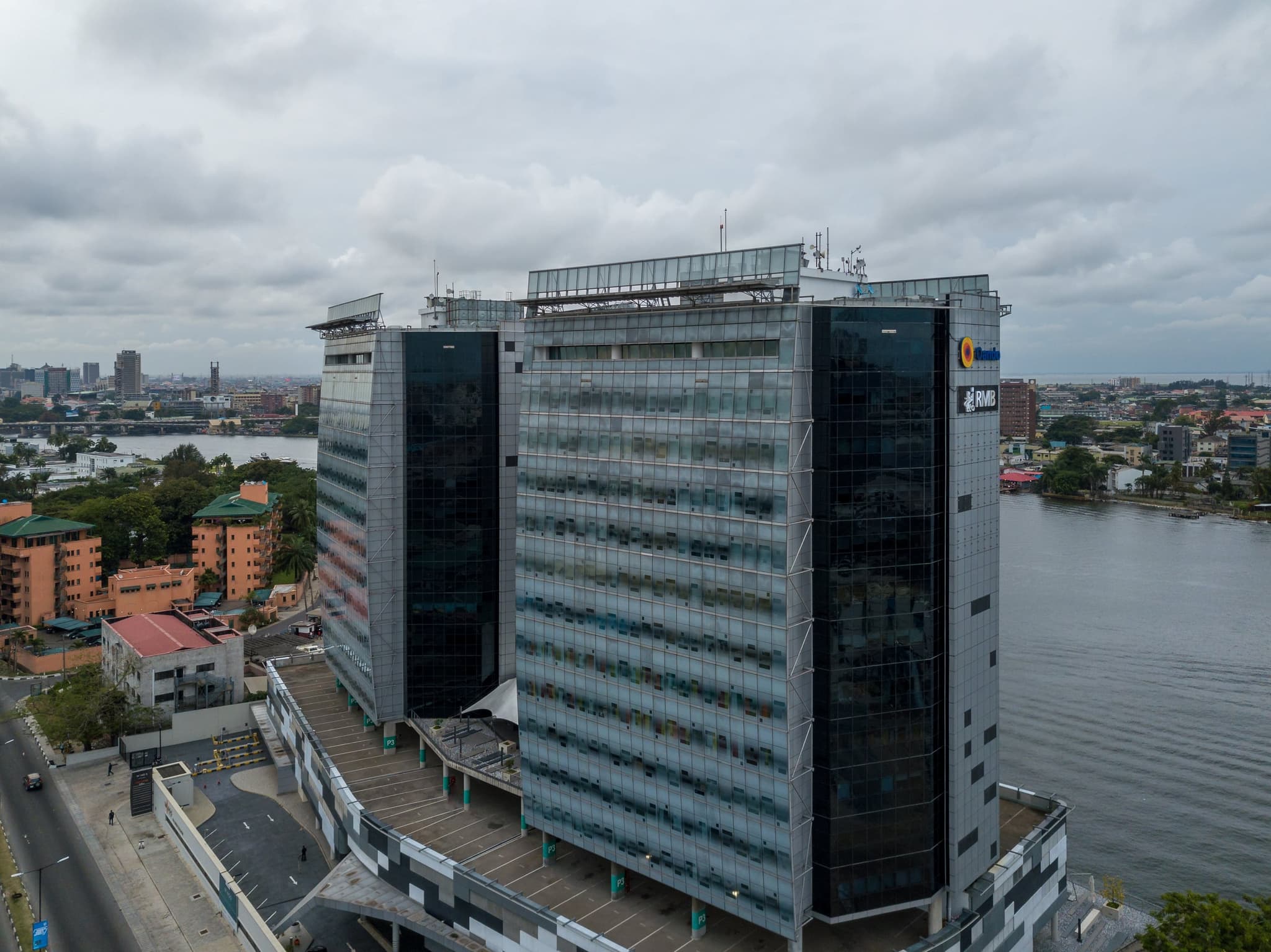 The Wings Complex — Aerial View of Waterfront Twin Towers, Victoria Island Lagos